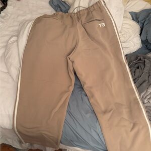 Y3 Beige Track Pants